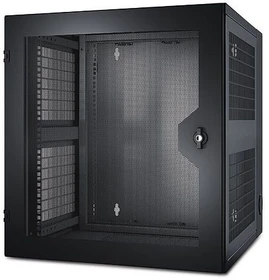APC NetShelter WX 19" Wandschrank 13HE, Glastür, schwarz, 631mm tief