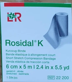 Lohmann & Rauscher Rosidal K Kurzzugbinde, 6cm x 5m, 1 Stück