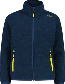 CMP Fleece Knit-Tech Meliert Jacke blue ink/lighter (Junior)