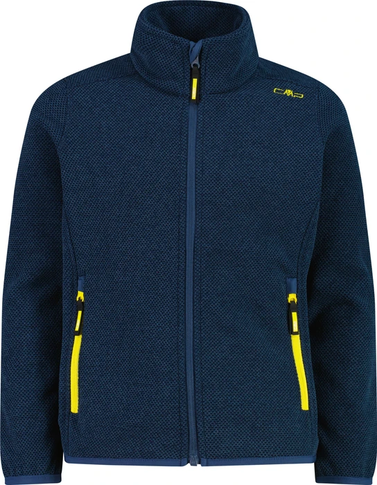 CMP Fleece Knit-Tech Meliert Jacke blue ink/lighter (Junior)