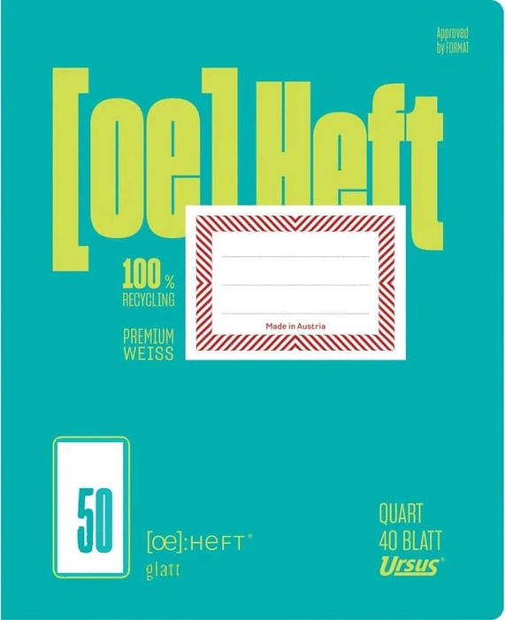 Ursus Quart, glatt, 40 Blatt