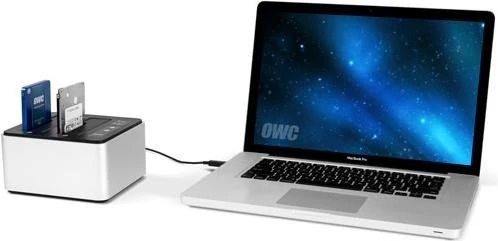 OWC Drive Dock Dual Drive Bay Solution, USB-B 3.0/2x Thunderbolt 2