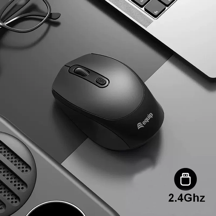 Equip Wireless Mouse schwarz, USB