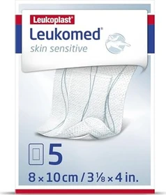BSN medical Leukomed skin sensitive Pflaster steril, 8 x 15cm, 5 Stück