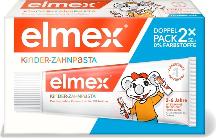 Elmex Kinder-Zahncreme 2-6 Jahre, 100ml (2x 50ml)