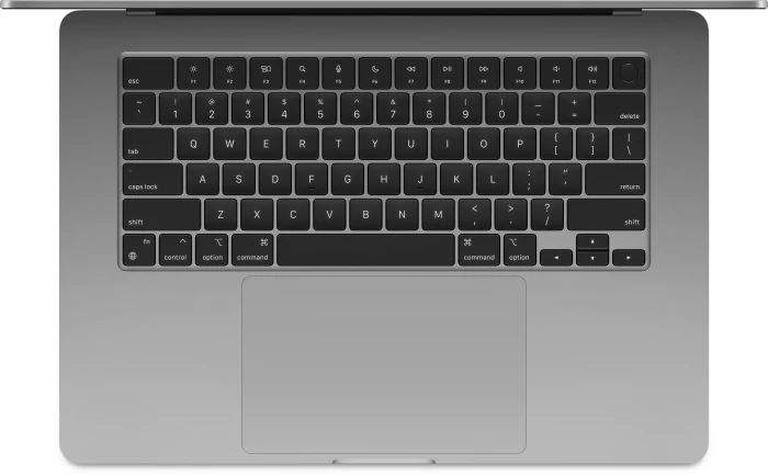 Apple MacBook Air 15", Space Gray, M2 - 8 Core CPU / 10 Core GPU, 8GB RAM, 256GB SSD, DE [2023]