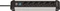 Brennenstuhl Premium-Alu-Line, 6-fach, 3m, silber/schwarz Vorschaubild