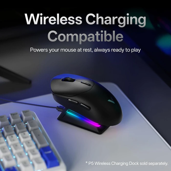 Rapoo VT2 Gen-2 8K Wireless Gaming Mouse schwarz, USB