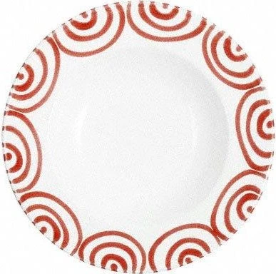 Gmundner Keramik Rotgeflammt Suppenteller Gourmet 24cm