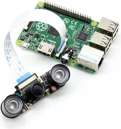 Raspberry Pi Fisheye Kameramodul, Nachtsicht, 5MP, 160° (RPi Camera (H))