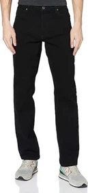 Wrangler Straight Jeans black rinse (Herren)