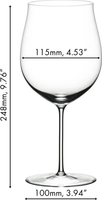 Riedel Sommeliers Burgunder Grand Cru Rotweinglas, 2 Stück
