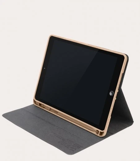 Tucano Verde biodegradable Case für Apple iPad (7/8/9.Gen) 10.2", schwarz