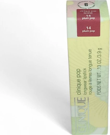 Clinique Pop Longwear Shine Lippenstift plum pop, 3.9g