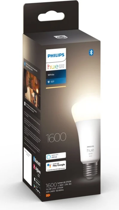 Philips Hue White 1600 LED-Bulb E27 15.5W/827
