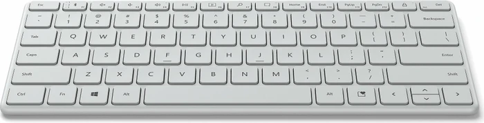 Microsoft Designer Compact Keyboard Gletscherblau, Bluetooth, DE