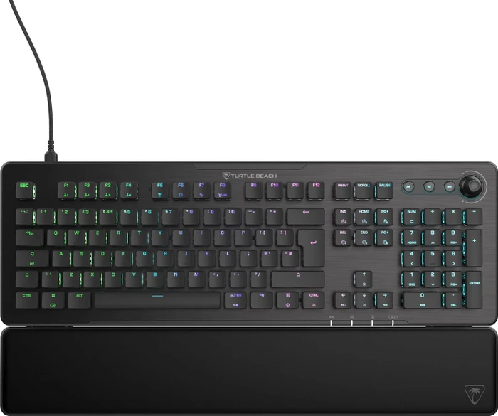 Turtle Beach Vulcan II XP, schwarz, LEDs RGB, TITAN HS Tactile Brown, USB, DE