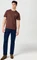 Wrangler Relaxed Embroidery T-Shirt kurzarm mahogany Vorschaubild