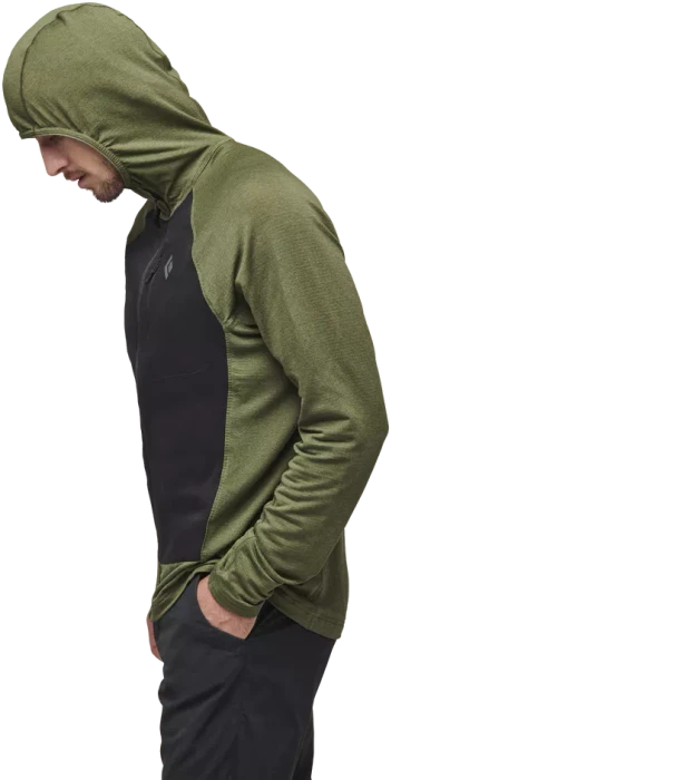 Black Diamond CoEfficient LT Hybrid Hoody Funktionsjacke tundra/black (Herren)