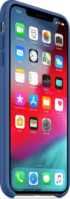 Apple Silikon Case für iPhone XS Max delftblau