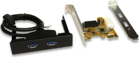 Exsys EX-11099-2, 2x USB 3.0, PCIe x1, bulk (EX-11099)