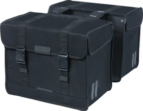 Basil Kavan Eco Classic Doppeltasche Gepäcktasche schwarz