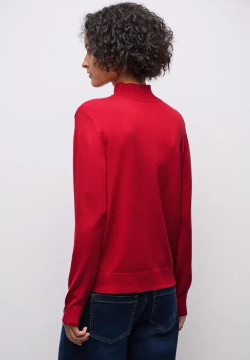 Street One Turtleneck Pullover racing red (Damen)