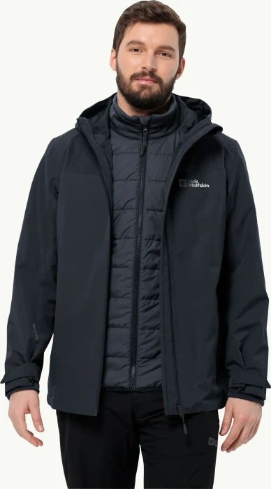 Jack Wolfskin Glaabach 3in1 Funktionsjacke night blue (Herren)