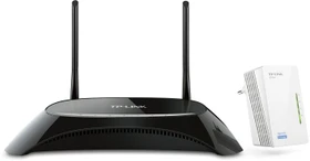 TP-Link H5R H5E WLAN-Router Hybrid Kit, Router und Repeater Set, 2er-Bundle (TL-H5KIT)