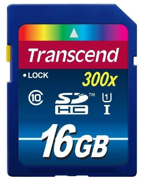Transcend Premium R45/W15 16GB, UHS-I, Class 10