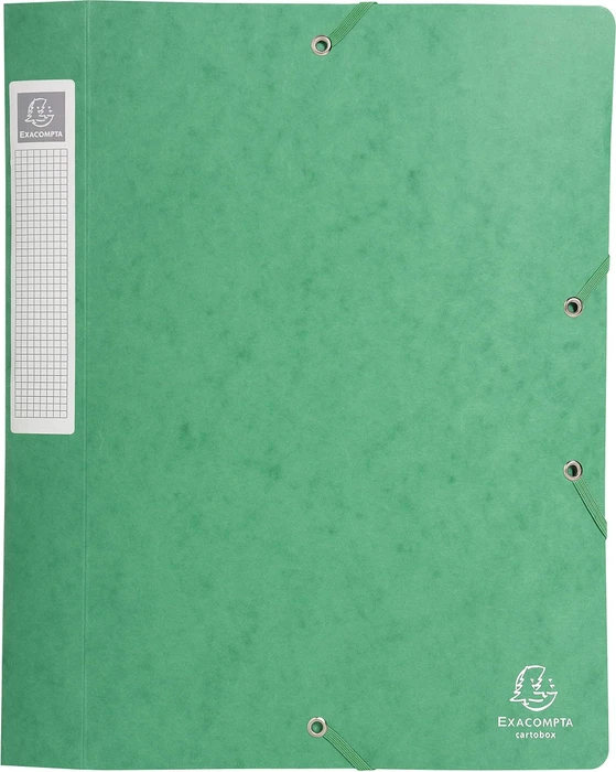Exacompta Cartobox Archivbox 40mm, A4, grün, 10er-Pack (14003H#10)