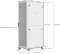 Ubiquiti 42U Rack Cabinet, 19" Rackschrank 42HE, mit Rollen, Gitternetztür, weiß, 1000mm tief Vorschaubild