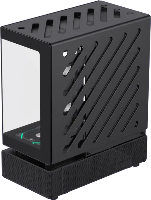 GameMax N80 Black, Glasfenster