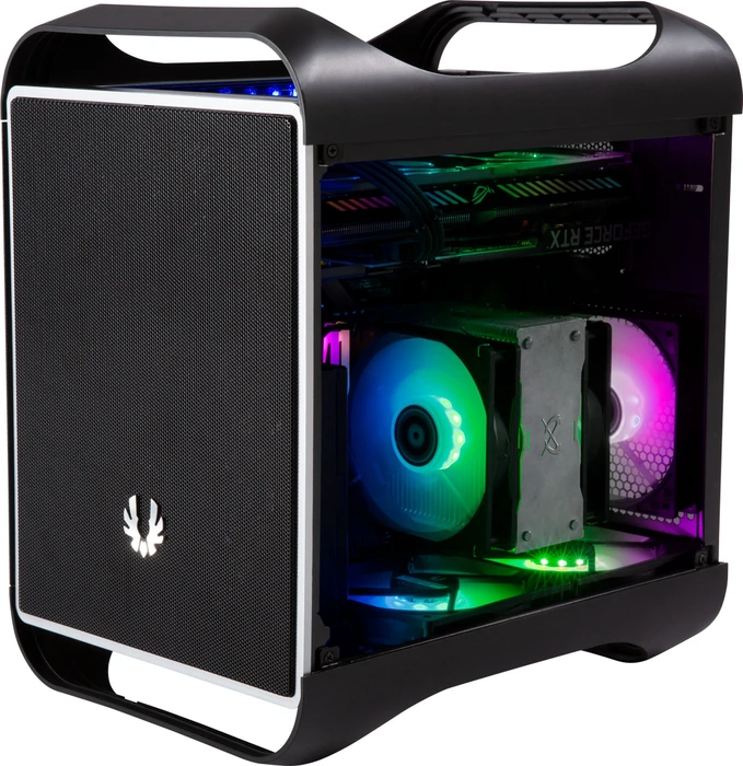 BitFenix Prodigy M 2022 ARGB, schwarz, Glasfenster