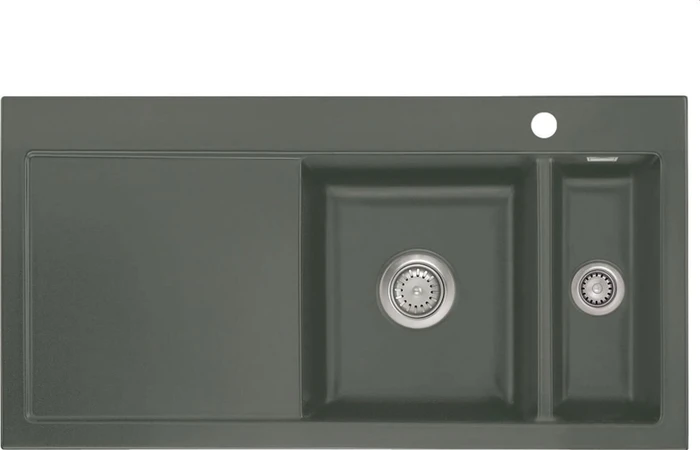 systemceram Mera 100 Einbau Becken rechts lava