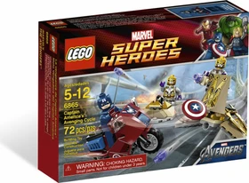 LEGO Marvel Super Heroes Spielset - Captain Americas Rächer-Bike