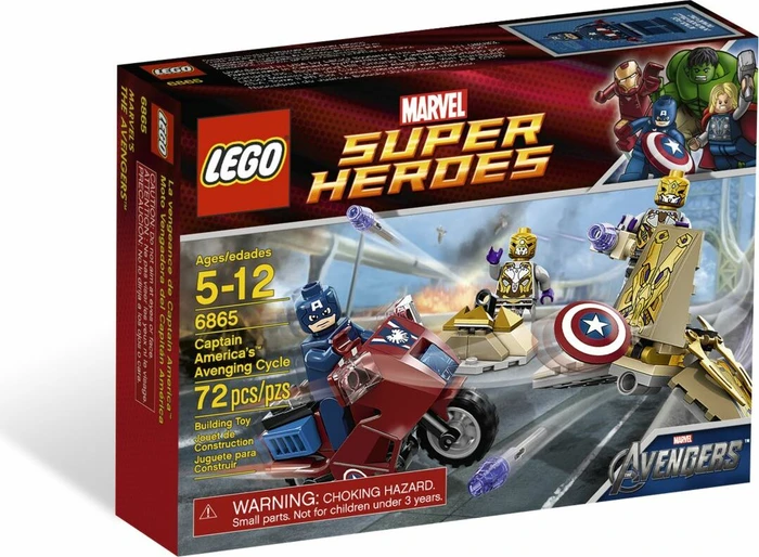 LEGO Marvel Super Heroes Spielset - Captain Americas Rächer-Bike