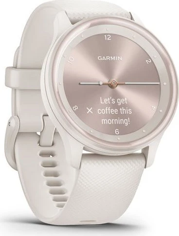 Garmin vivomove Sport Aktivitäts-Tracker ivory/peach gold