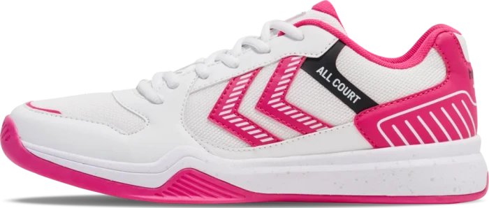 hummel All Court bright white/raspberry sorbet (Herren)