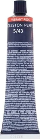 Wella Koleston Perfect Me+ Vibrant Reds Haarfarbe 5/43 hellbraun rot gold, 60ml