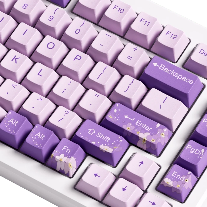 Akko MOD 007 HE, Purple Melody, LEDs RGB, hot-swap, Cream Yellow Magnetic, USB/Bluetooth, US