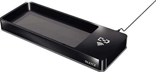 Leitz WOW Duo Colour Stifteschale mit Induktionsladegerät, schwarz