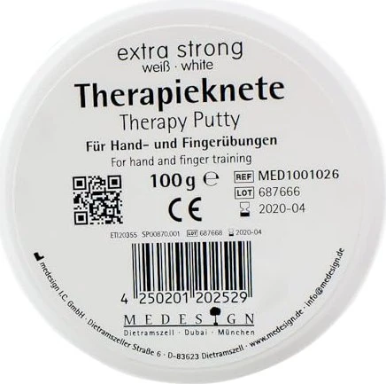 medesign Therapieknete extra-strong weiß, 100ml