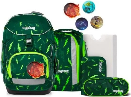 Ergobag Pack Bärtastisch 2025 Schulrucksack-Set, 6-tlg.