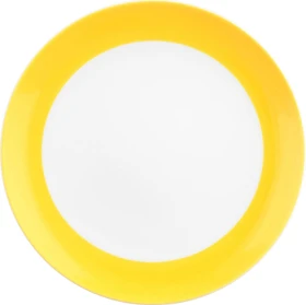 Seltmann Weiden Liberty pure colors Brotteller 17, 17.7cm yellow glow