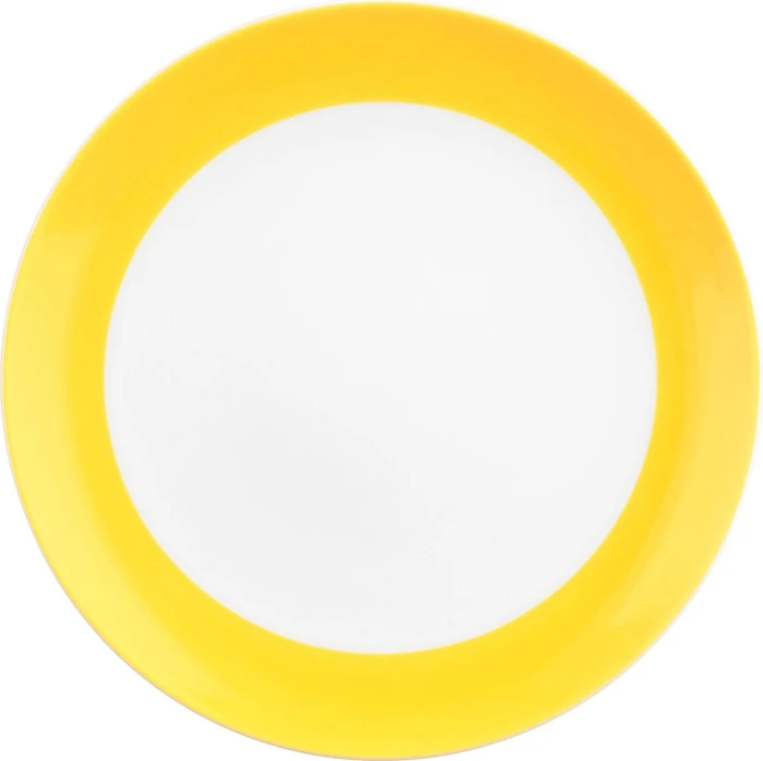 Seltmann Weiden Liberty pure colors Brotteller 17, 17.7cm yellow glow