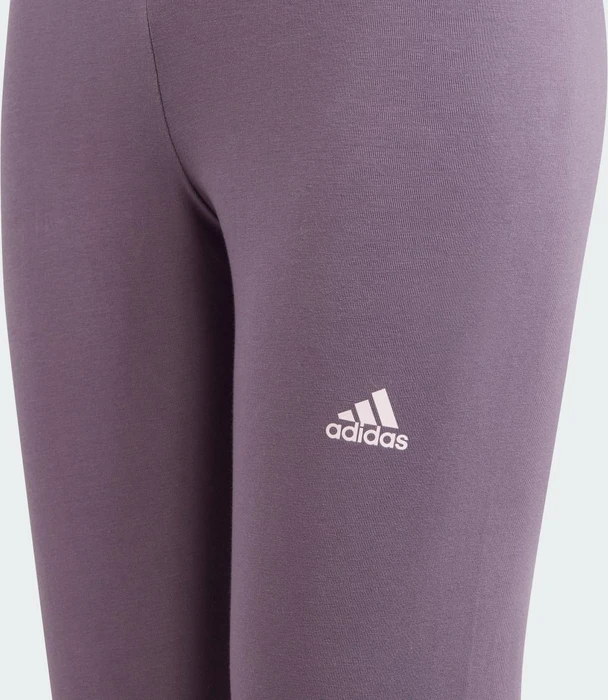 adidas Essentials Linear Logo Cotton Hose lang shadow violet/clear pink (Junior)