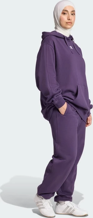 adidas Essentials Loose French Terry Hoodie aurora plum (Damen)