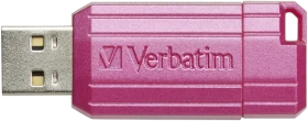 Verbatim Store 'n' Go PinStripe 128GB Hot Pink, USB-A, USB 2.0