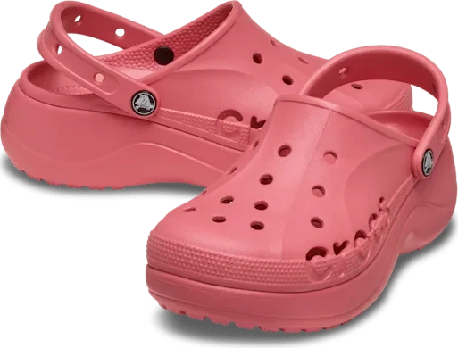 Crocs Baya Platform Clog dark cherry (Damen)